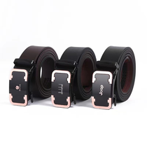Men's belt fashion trend antique automatic belt acrylic automatic buckle business casual formal trouser wholesale