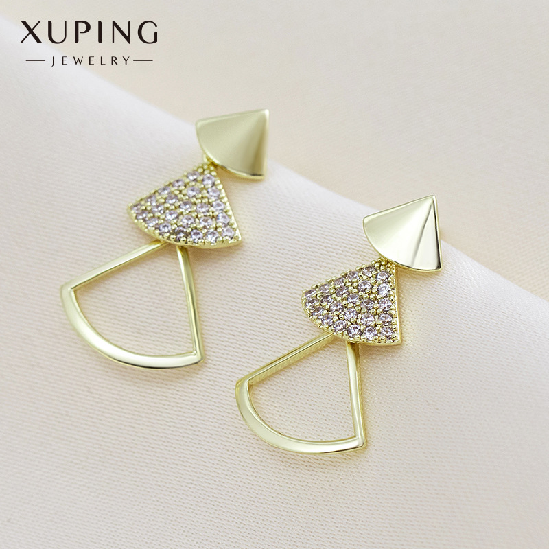 旭平首饰925银针裙子耳饰高级感 日韩长款小香风耳环高质量批发