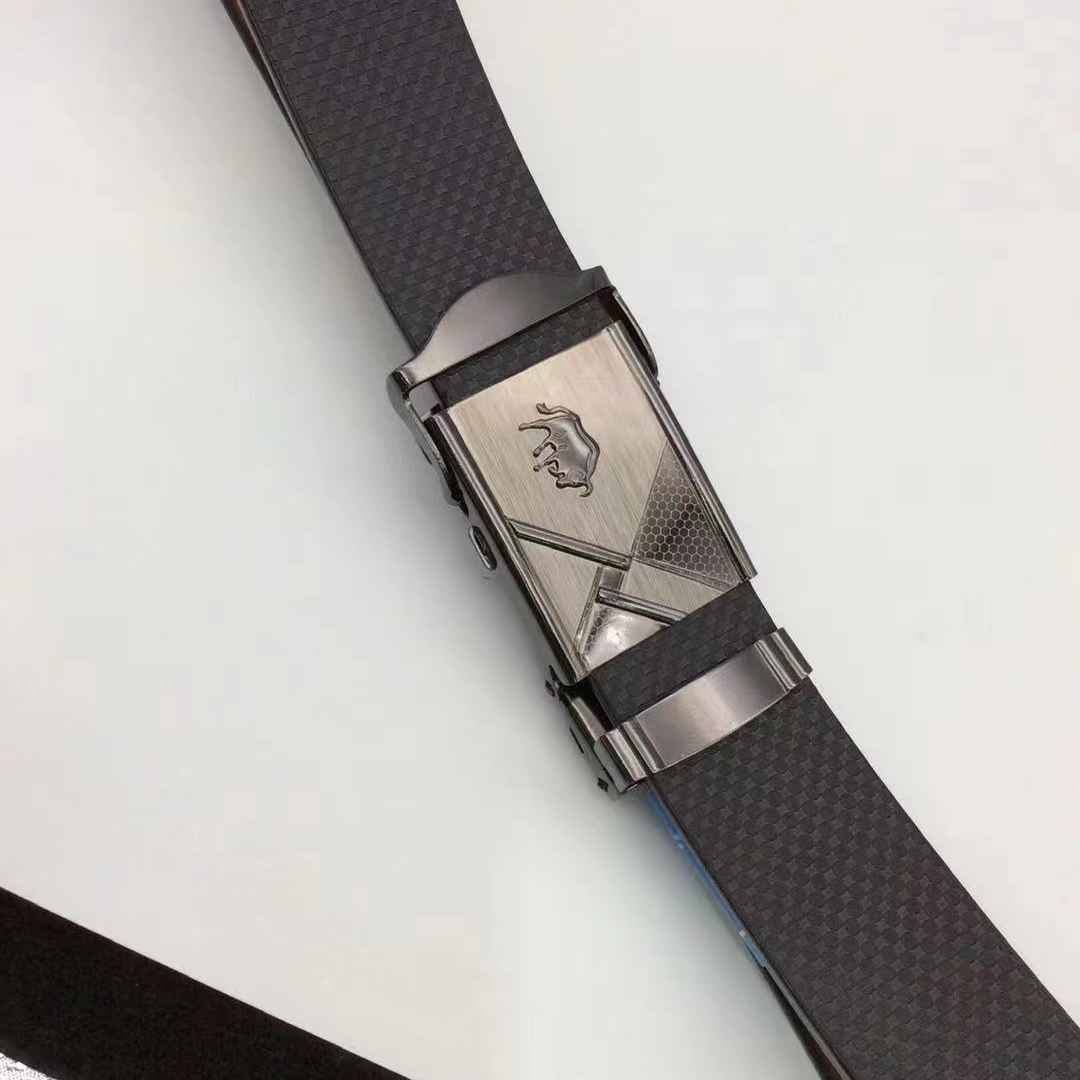 Aviation sandwich Xizang yak belt, men's imitation cowhide toothless buckle belt, street stall supply, manufacturer, wholesale in stock Item Picture