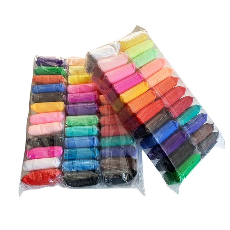 Factory wholesale of ultra-light clay plasticine, 12-color clay, 36-color clay, 24-color space clay, bagged light clay Application Scenario