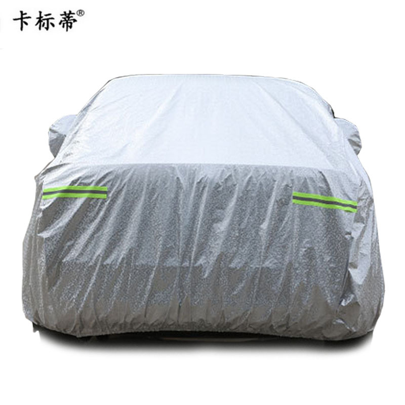 Cross-border e-commerce car covers and car covers with cotton, thickened side doors, zippers, small squares, aluminum film and composite cotton car covers Application Scenario