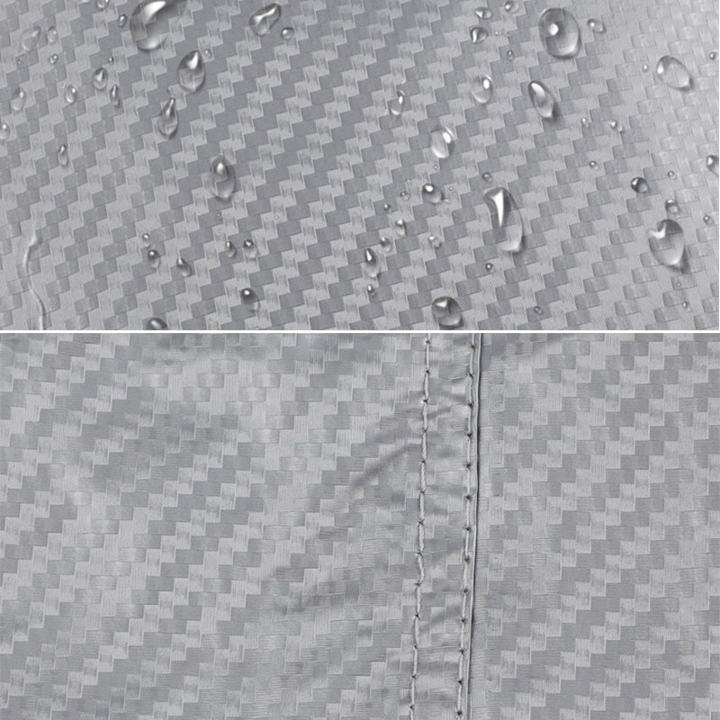 Universal PVC dust-proof, waterproof, rain-proof and sun-proof carbon fiber pattern motorcycle cover for electric motorcycles Specification image