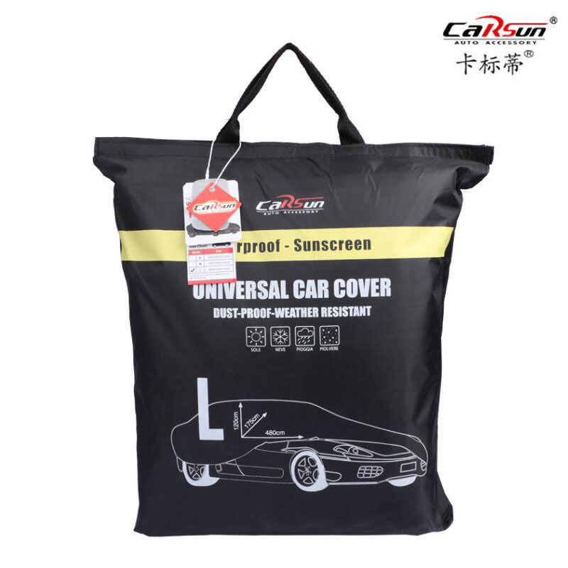 Cross-border non-woven fabric car cover, winter thickened car cover cover, snow-proof, sun-proof, sun-proof and dust-proof car cover Item Picture