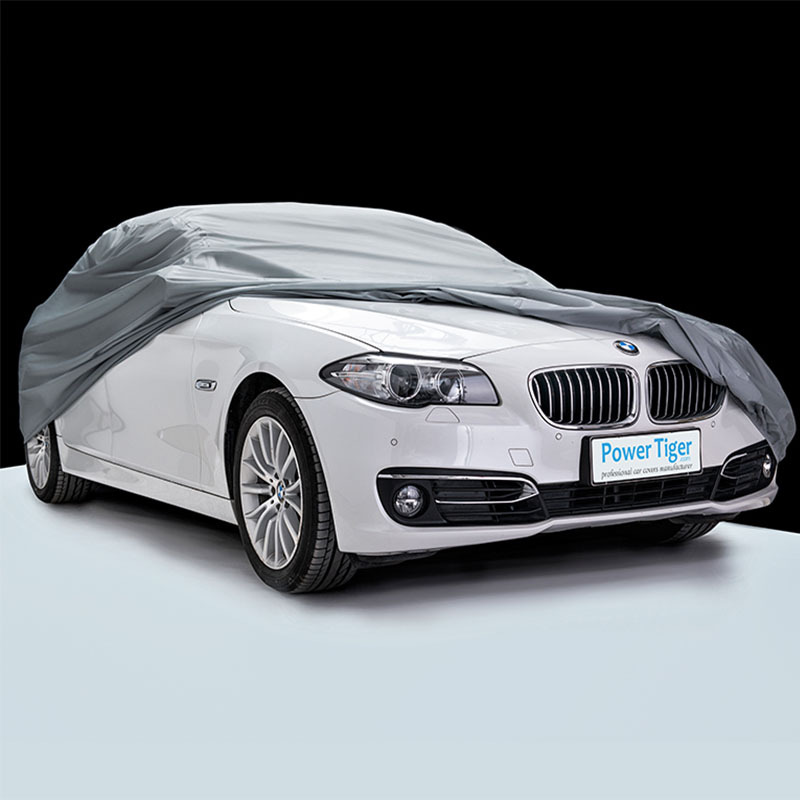 Cross-border non-woven fabric car cover, winter thickened car cover cover, snow-proof, sun-proof, sun-proof and dust-proof car cover details Picture