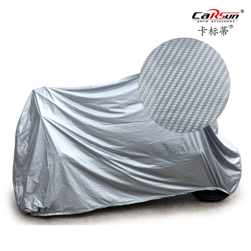 Universal PVC dust-proof, waterproof, rain-proof and sun-proof carbon fiber pattern motorcycle cover for electric motorcycles