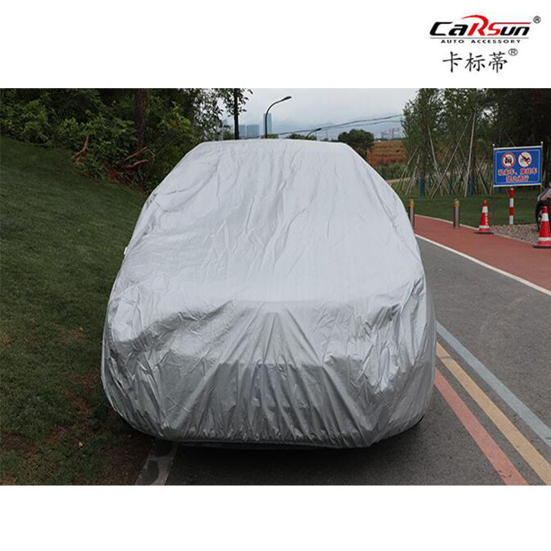 Cross-border non-woven fabric car cover, winter thickened car cover cover, snow-proof, sun-proof, sun-proof and dust-proof car cover Application Scenario