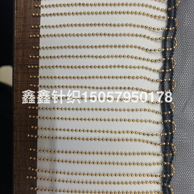 Gold and silver iron chain strips with tassel lace, 10 centimeters wide, factory direct sales Application Scenario