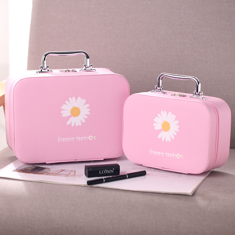 New 2020 Cute Little Zou Ju Makeup Bag, Portable large-capacity travel storage bag, hand-held Korean-style makeup case