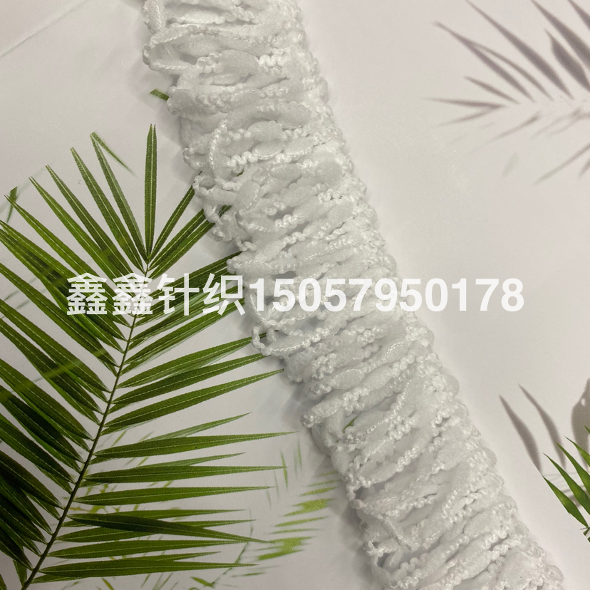 Tassel lace Christmas craft with a width of 0.5cm, factory direct sales Application Scenario