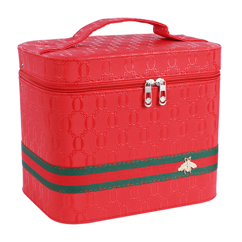 The 2020 new multi-functional makeup bag is a large-capacity portable cosmetic storage box with an ins style that is extremely popular Item Picture