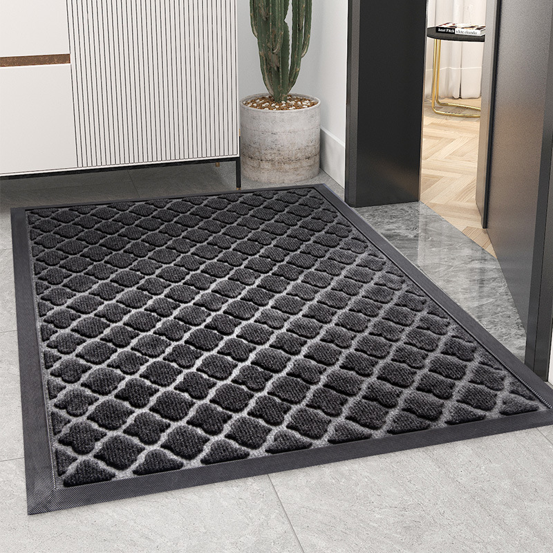 Rubber anti-slip floor MATS at the main entrance of cross-border hotels, new Chinese-style door MATS at the entrance of shopping malls, dust-proof floor MATS for homes Specification image
