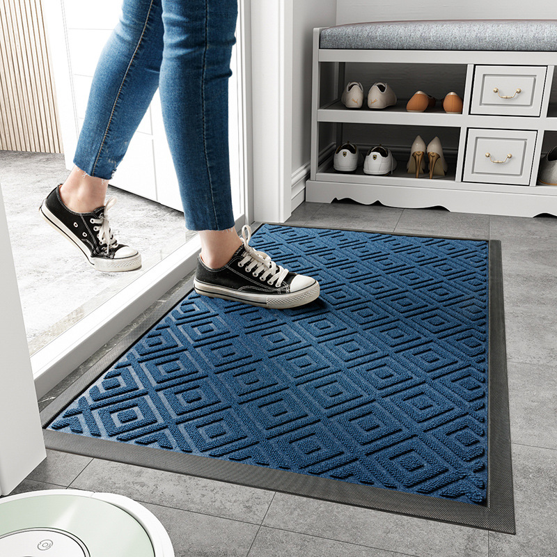 Rubber anti-slip floor MATS at the main entrance of cross-border hotels, new Chinese-style door MATS at the entrance of shopping malls, dust-proof floor MATS for homes Item Picture