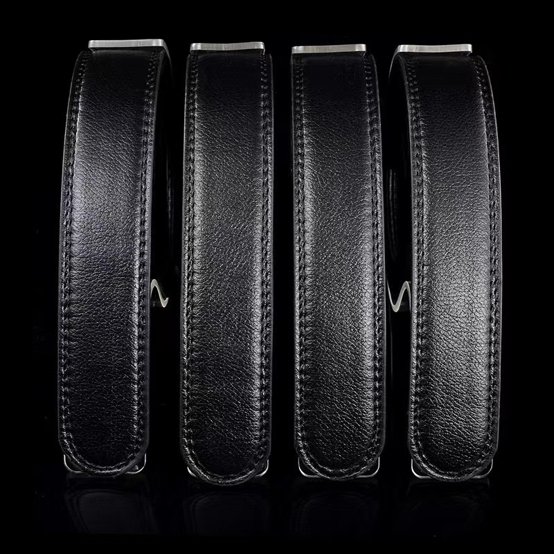 内销外贸801纹全牙自动皮带条 全齿腰带条自动扣无头整条牙齿带条