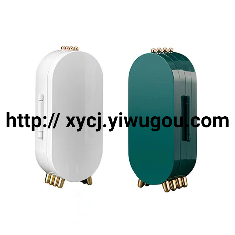 Nordic light luxury jewelry storage box, dust-proof folding jewelry box, display stand, dust-proof necklace storage box Application Scenario