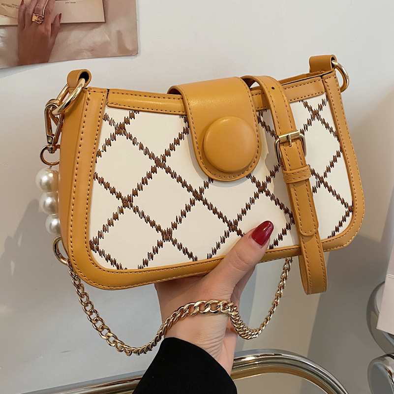 夏季包包女/百搭斜挎包/链条腋下包产品图