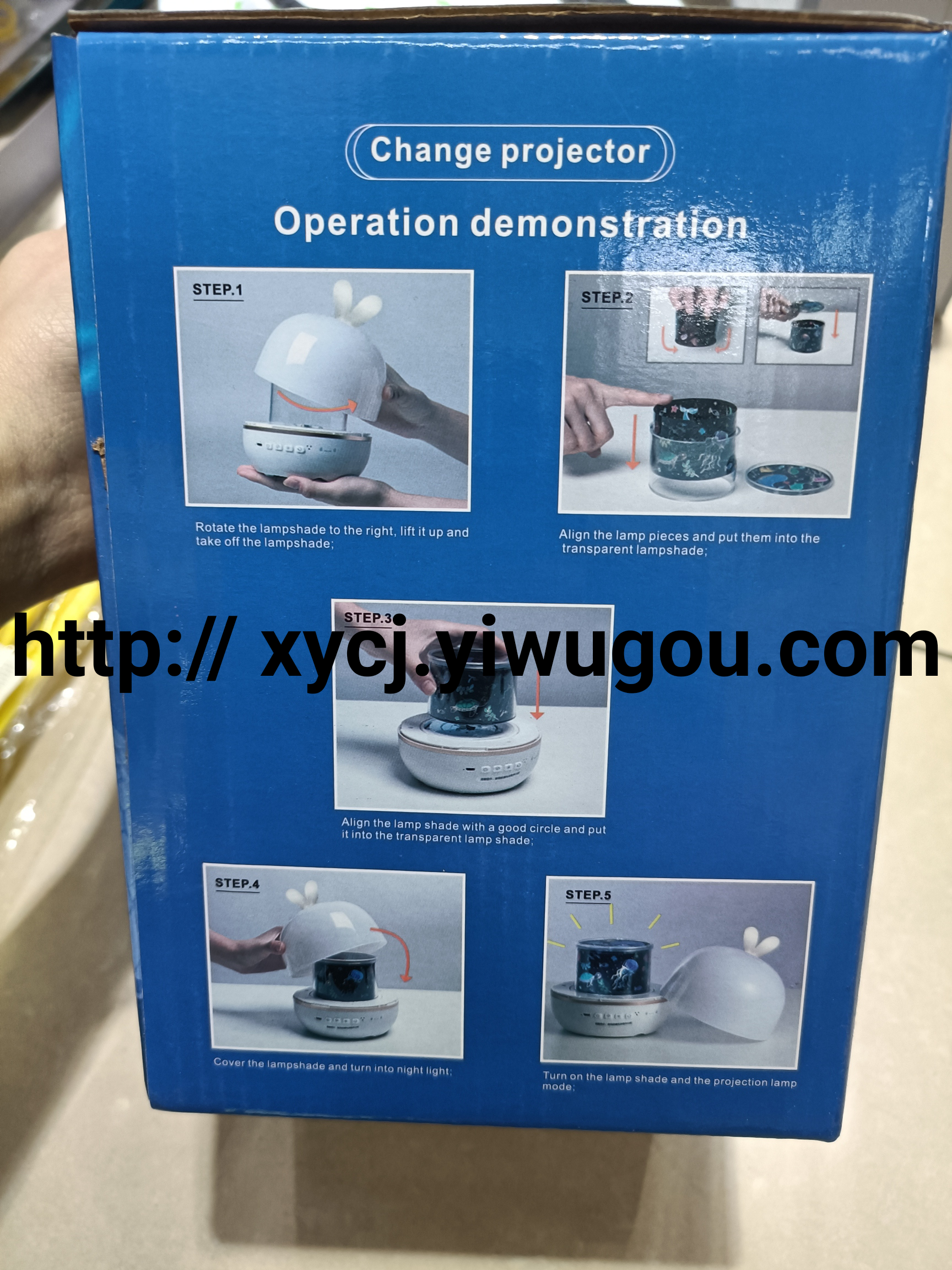 Rabbit-shaped timed starry sky projection light LED sleeping atmosphere light Creative gift light for friends Application Scenario