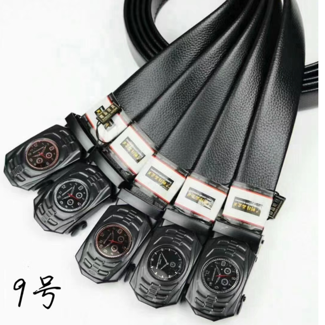 Men's fringed automatic buckle belt, fashionable casual business dress pants, jeans belt, trendy belt manufacturer wholesale