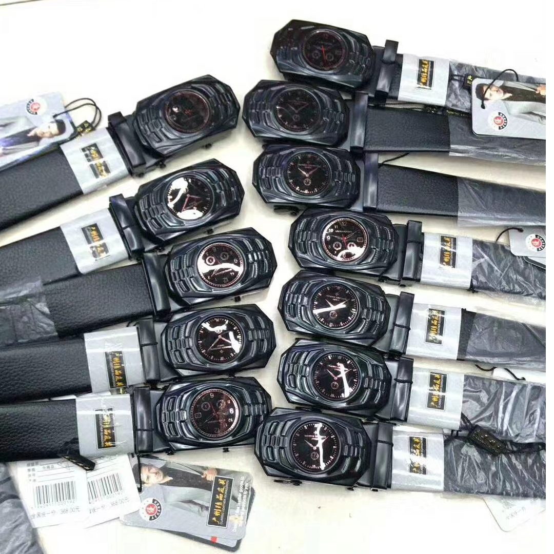 Men's fringed automatic buckle belt, fashionable casual business dress pants, jeans belt, trendy belt manufacturer wholesale Application Scenario
