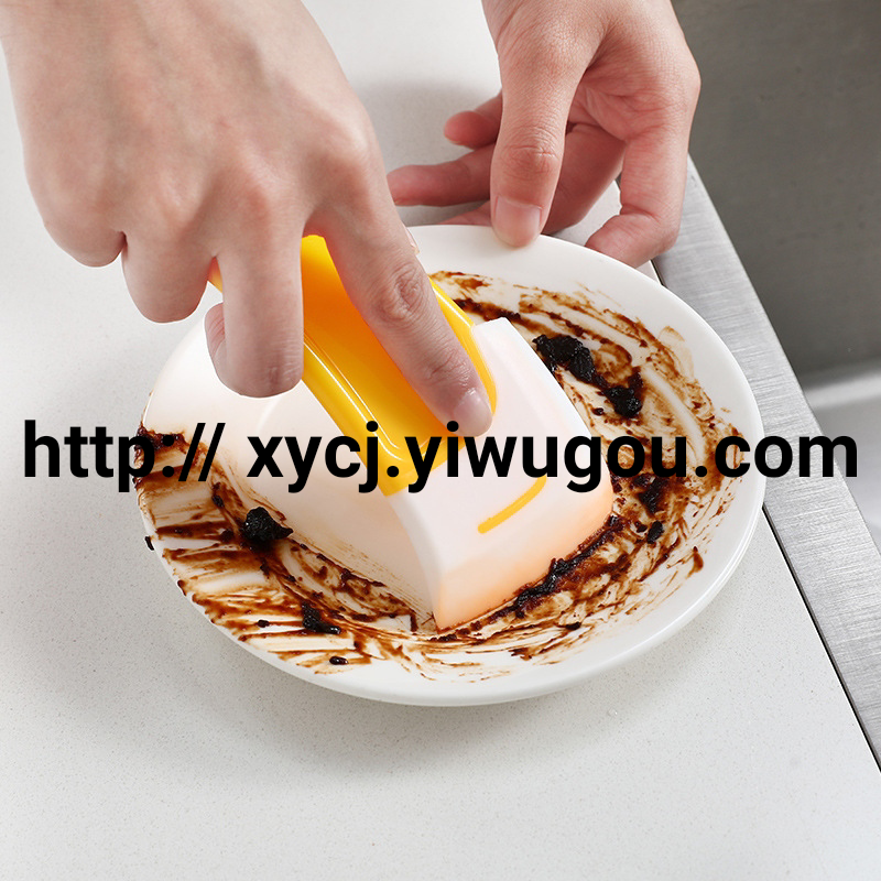 日本硅胶刮刀锅底清洁刮板洗锅平底锅碗碟不粘锅清洗刮片油污铲