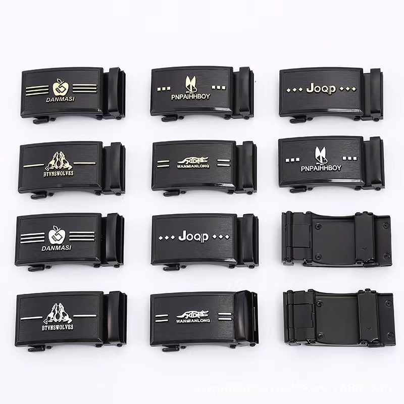 Men's automatic belt buckle 4.0 iron sheet automatic buckle, casual and fashionable belt-free buckle manufacturer wholesale sales