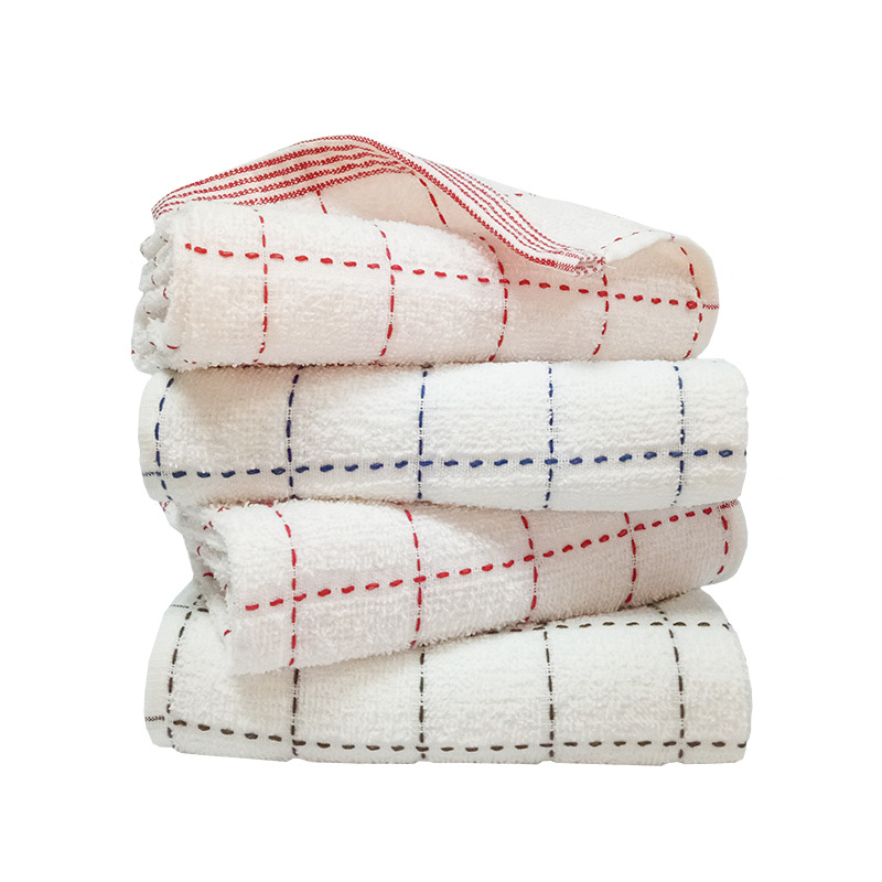 Cross-border best-selling pure cotton absorbent thickened towels, pure cotton hand towels, cleaning towels, placemats, napkins, dishwashing hand towels Specification image