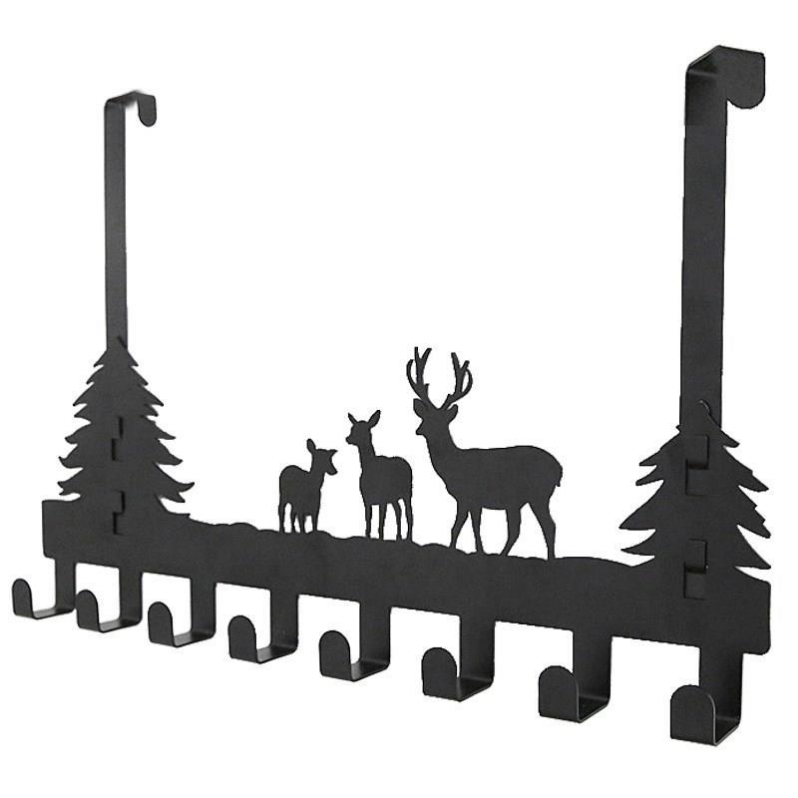 门后挂钩挂衣架卧室门免打孔衣钩衣服挂架壁挂墙壁厨房门上置物架