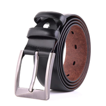 Men cut edge vintage gold pin buckle belt archaize super leisure pin buckle belt belt with rubber belt