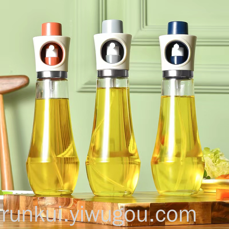 新款喷雾玻璃油壶玻璃调料瓶厨房用品调味瓶油瓶酱油瓶详情图5