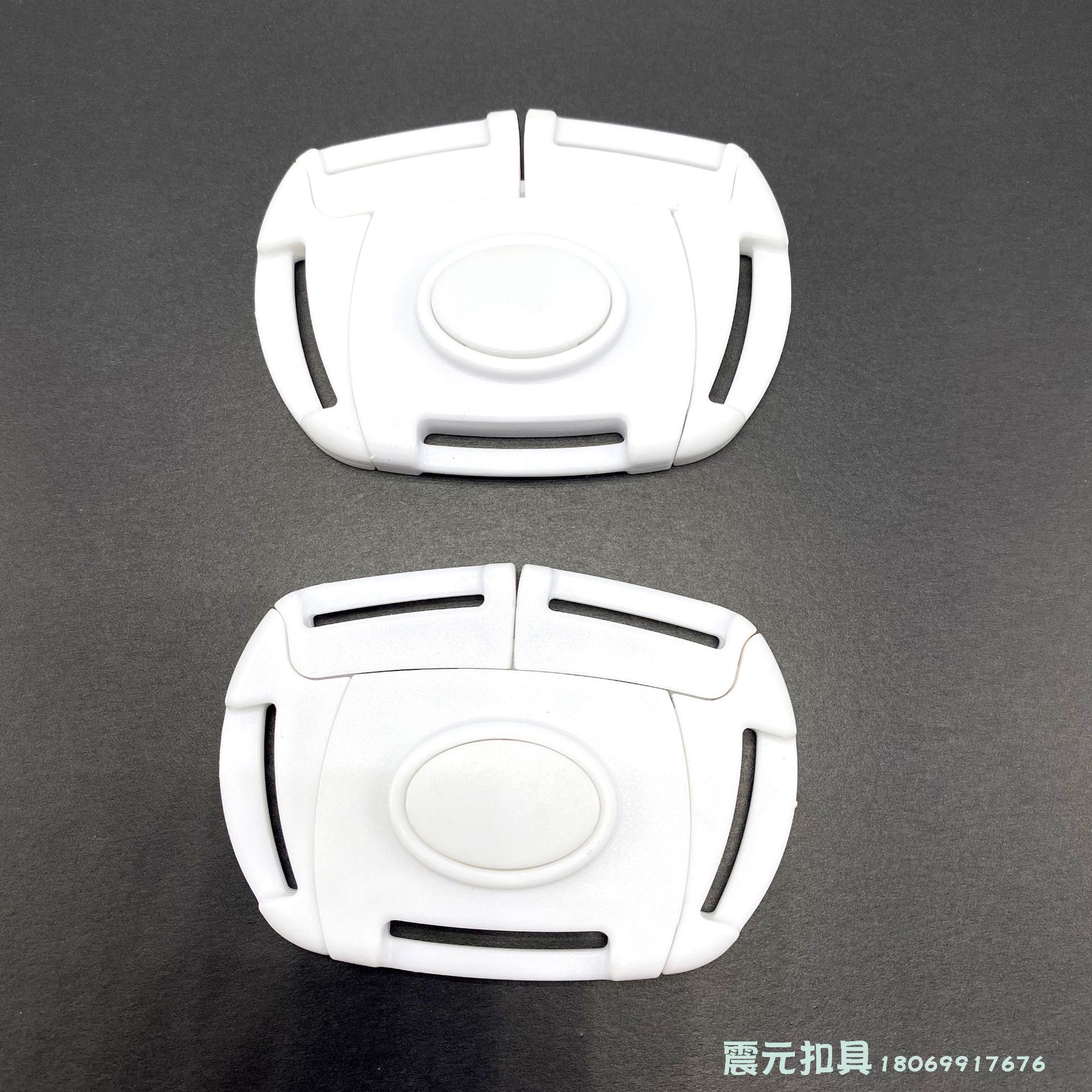箱包塑料扣 多方向插扣 白色现货儿童座椅扣 箱包织带扣 现货速发