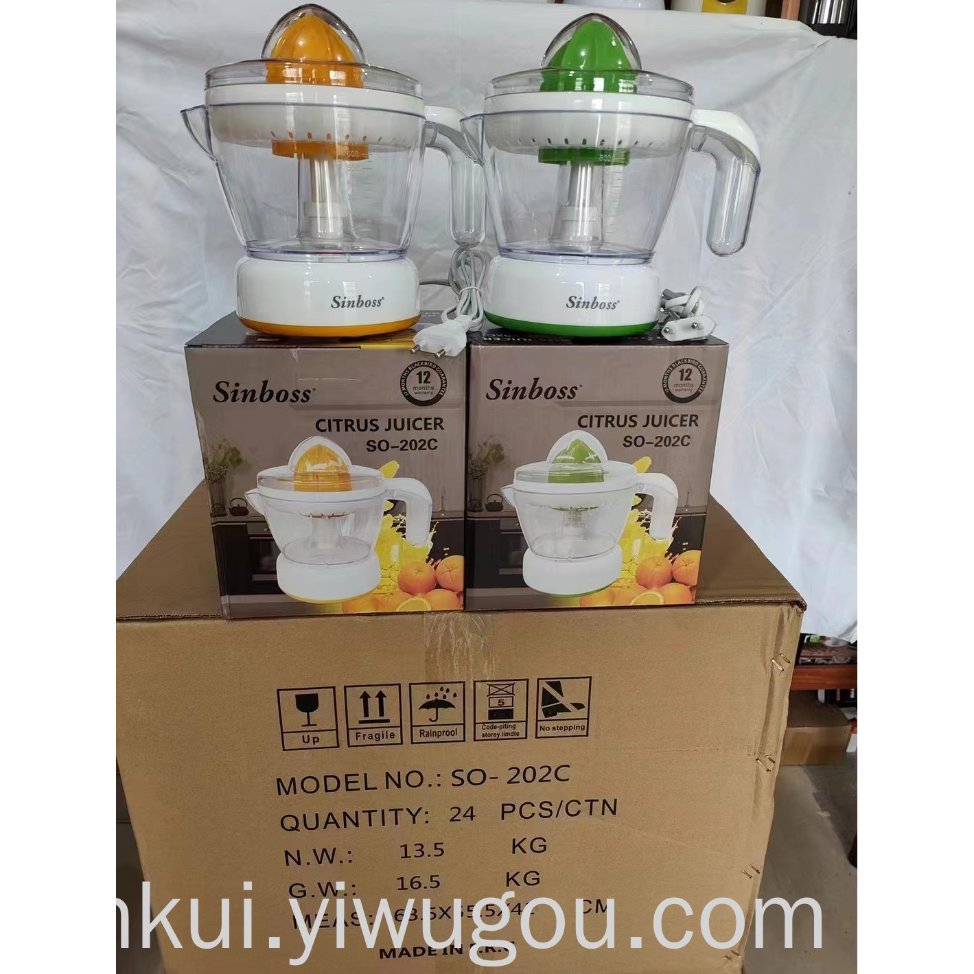 New mechanical juice squeezing machine Multi-function orange juice squeezing machine residue separation orange juice machine