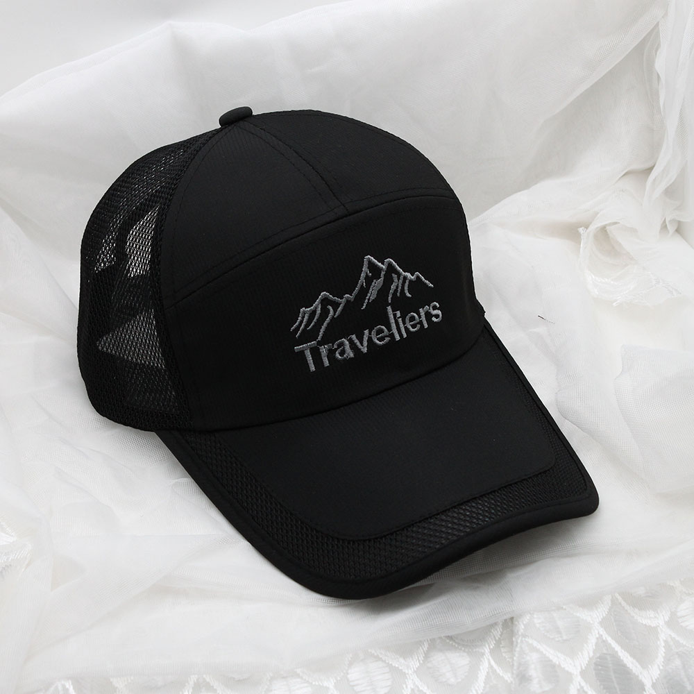 Half-mesh breathable hats, men's sun hats, summer sun hats, sun-protective baseball caps, headwear, outdoor baseball caps Item Picture