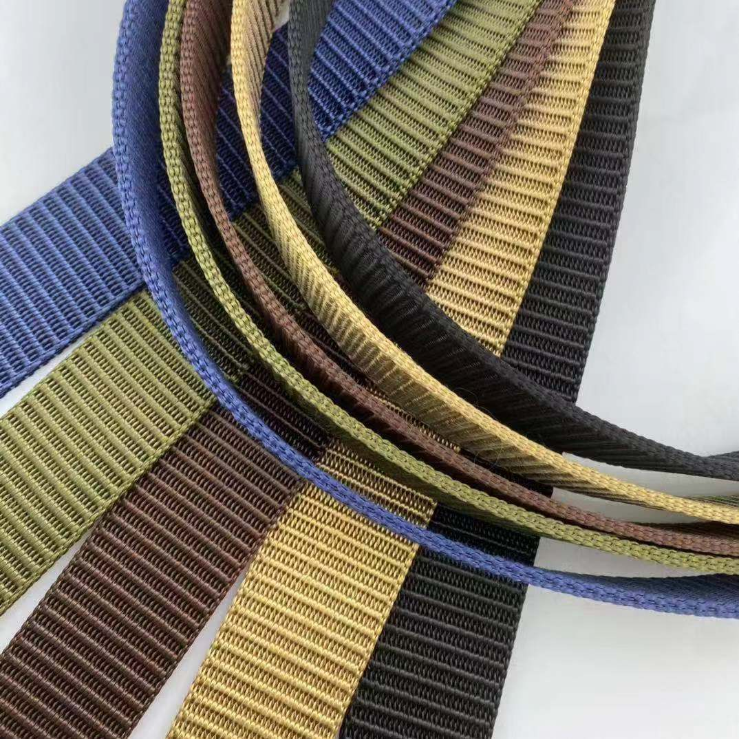 Men's canvas belt with a single ribbon without a buckle. The nylon webbing ribbon is strong, durable and will never break Specification image