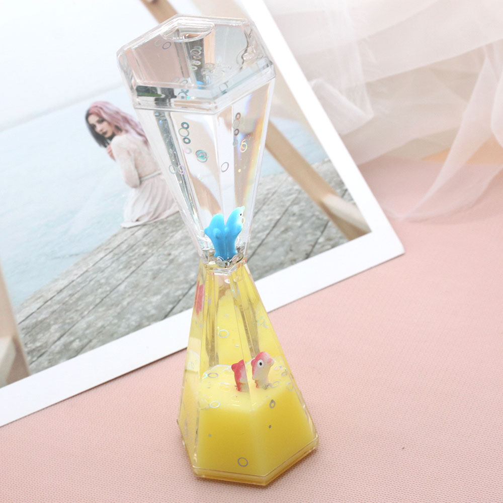 Sand drip oil magic pen holder, hourglass timer, children's flowing sand crystal ball, fluorescent funnel, multi-minute night light Item Picture