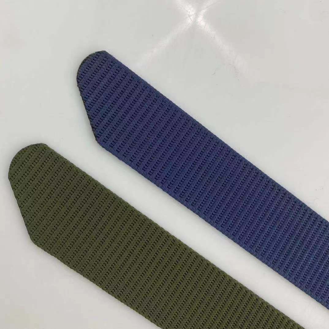 Men's canvas belt with a single ribbon without a buckle. The nylon webbing ribbon is strong, durable and will never break Application Scenario