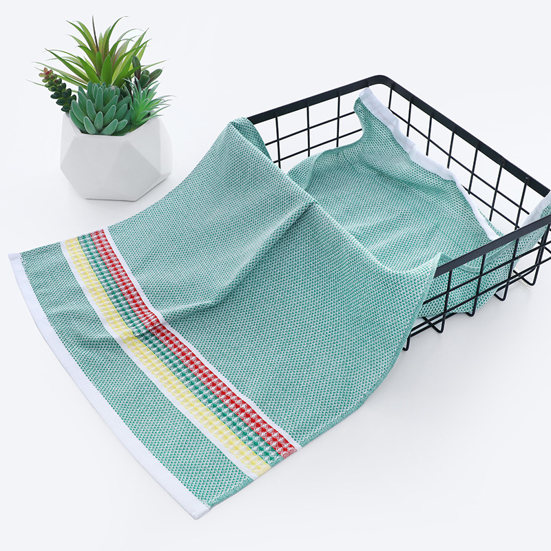 We offer direct sales of Waffle cotton tea towels and plain kitchen towels in stock. We accept foreign trade orders Specification image