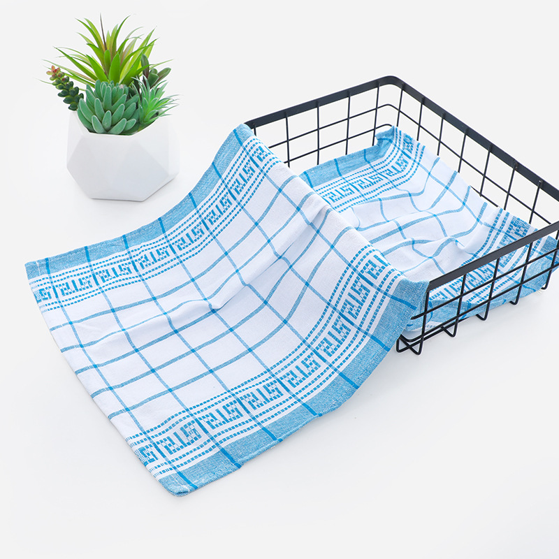 Supplying polyester-cotton tea towels, kitchen cleaning towels, absorbent quick-drying cloths and kitchen towels to major cross-border e-commerce platforms Item Picture