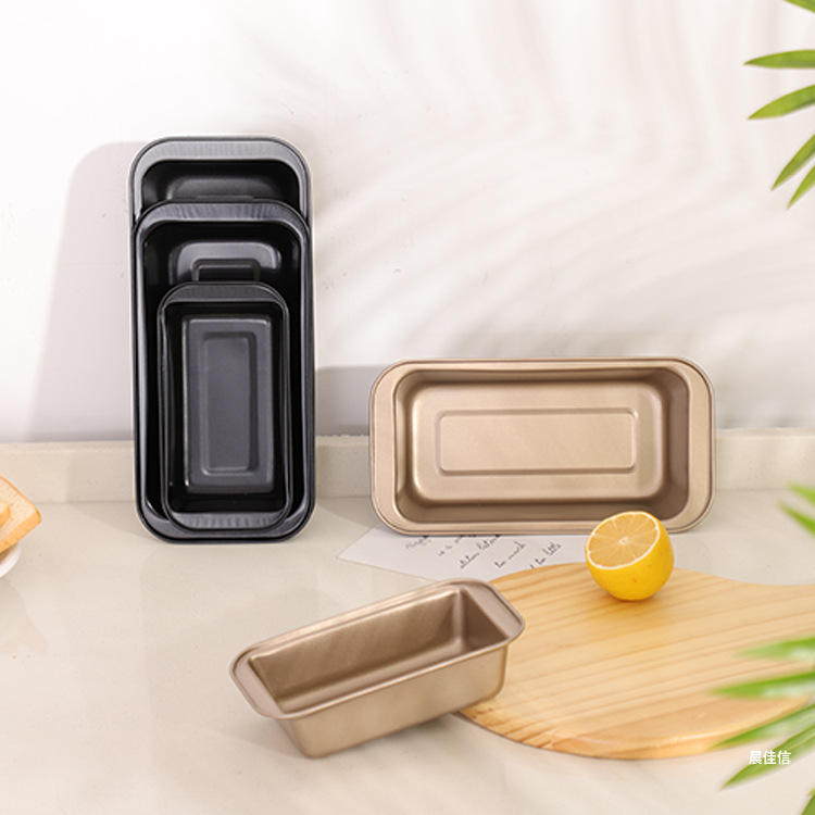 Rectangular non-stick toast box, home oven baking tools, non-stick cheese toast baking tray, pound cake mold Application Scenario