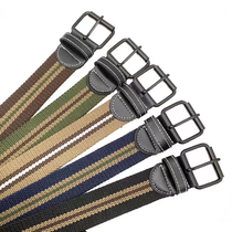 Thickened cotton pin buckle belt men outdoor leisure pin buckle belt personality young fashion canvas belt wholesale
