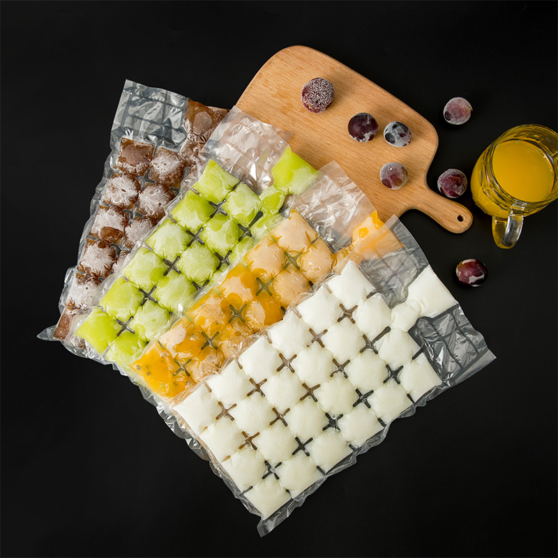 自封口一次性制冰袋夏季冻冰块冰箱雪糕模具冷藏冰包自制冰格袋