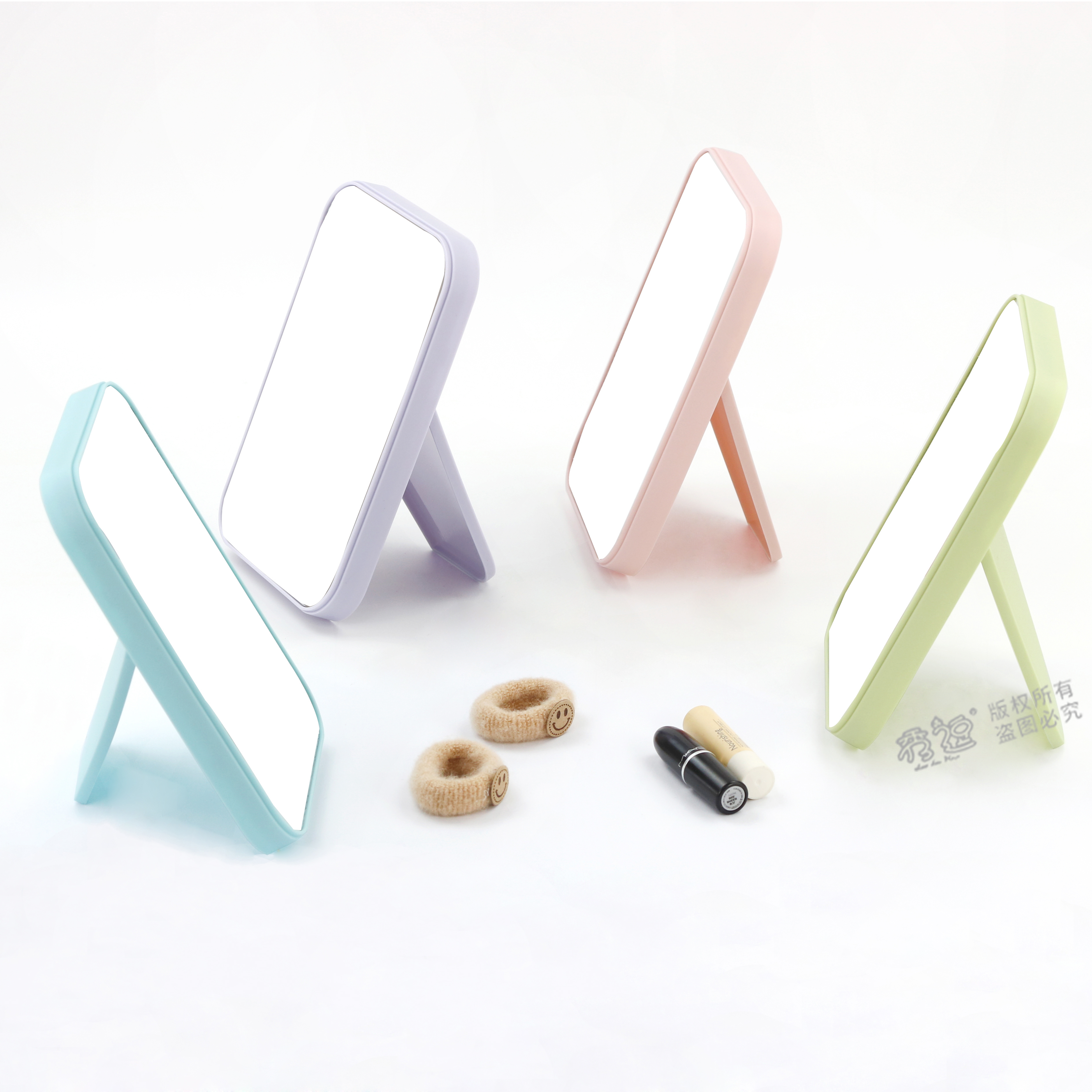 N3631 simple makeup mirror, beauty mirror, portable mirror, 2-yuan store, daily necessities supply details Picture