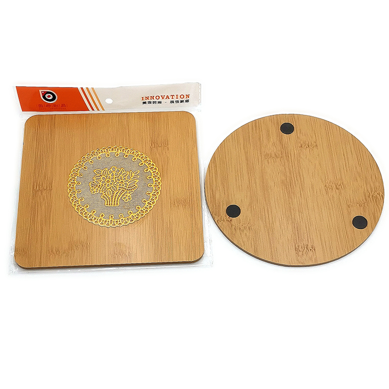 L6233 19.5 Gold-edge coasters, tea coasters, water coasters, anti-slip coasters, 2-yuan store supply Application Scenario