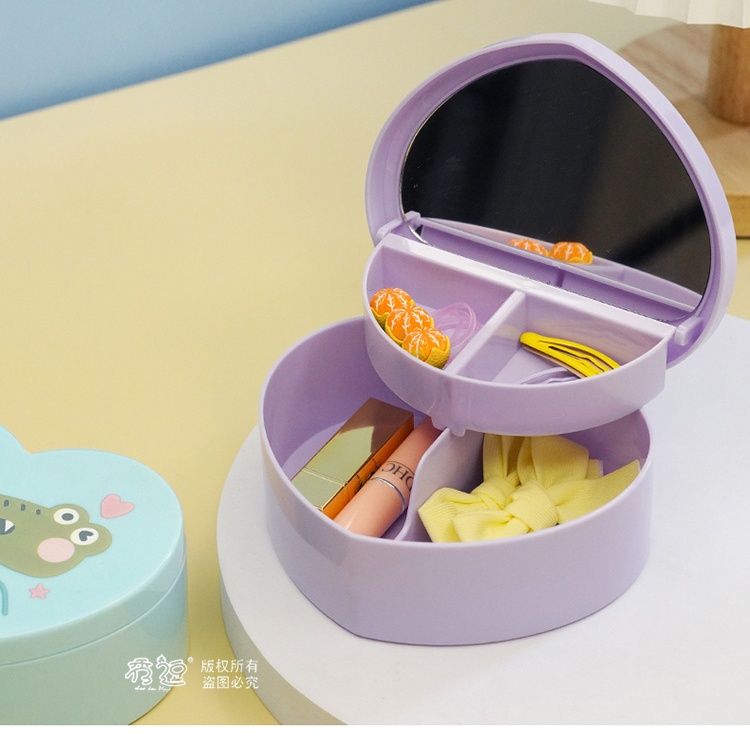 P1122 Cartoon makeup box, storage box for sundries and snacks, daily necessities, Yiwu, 2 yuan Specification image