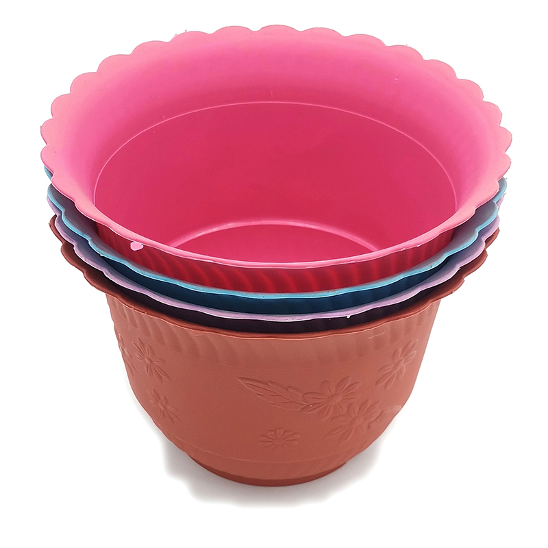 I1842 821# Flowerpot with lace, plastic vegetable basin, Balcony vegetable growing, sales gifts, free gifts, wholesale details Picture