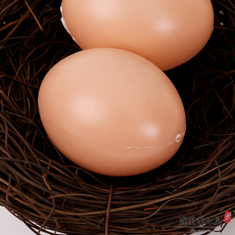 玩具/仿真蛋/复活节鸟窝白底实物图
