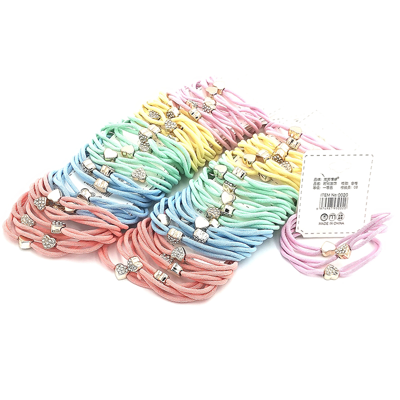 A3225 dot Diamond Double-thread three-band hair accessory, hair rope, hair band, hair loop, hair band, Yiwu 2-yuan two-yuan store Application Scenario