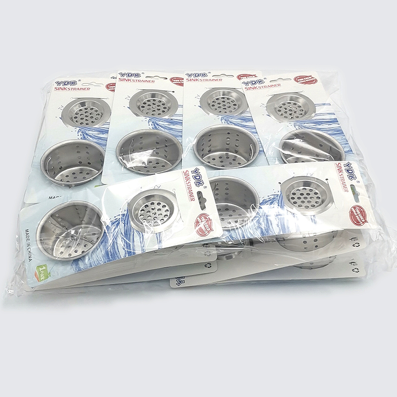 L6232 530 Basket two-in-one kitchen sink, vegetable washing basin, stainless steel sink, drain, filter screen details Picture