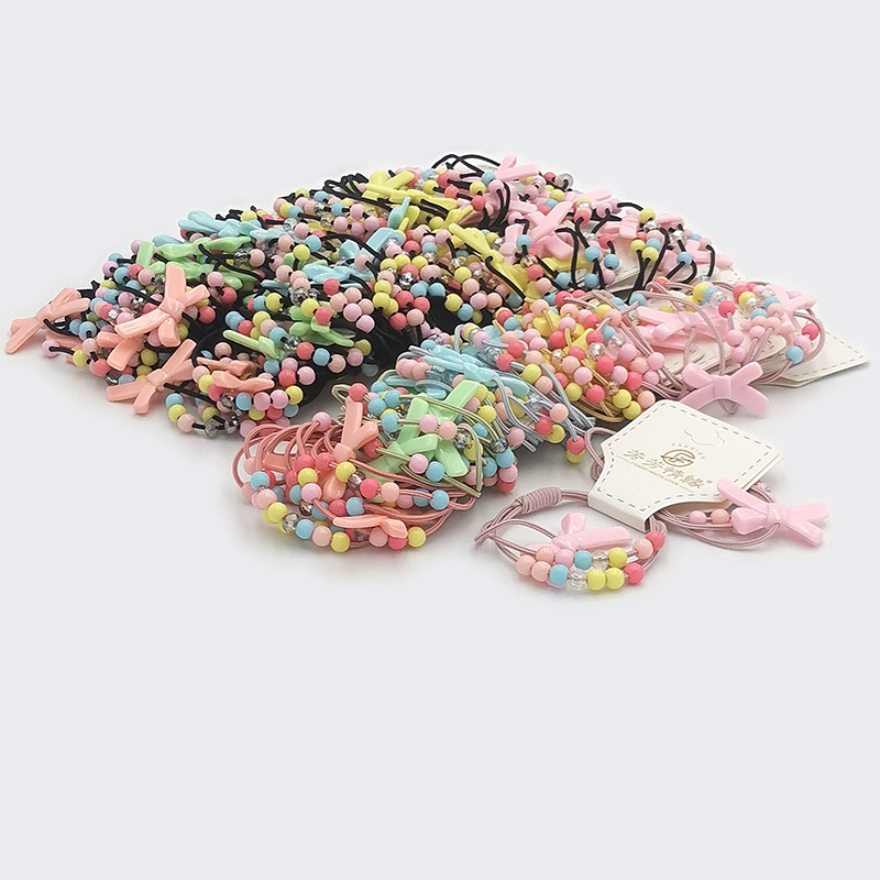 A3233 Candy rubber bands, rubber rings, rubber bands, headwear, hair strings, children's hair accessories, two-yuan store accessories wholesale supply Specification image