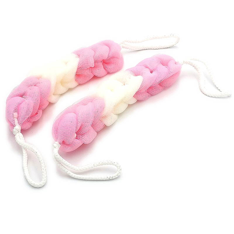 P2012 Scattered Nine-section large bath strips, bath flowers, bath balls, bath flowers, scrubbing, back rubbing, bath towels details Picture