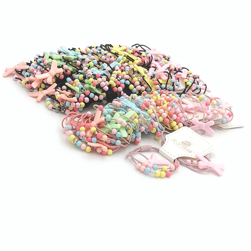 A3233 Candy rubber bands, rubber rings, rubber bands, headwear, hair strings, children's hair accessories, two-yuan store accessories wholesale supply details Picture