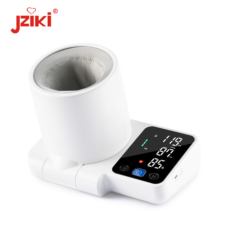 JZIKI电子血压计臂筒式全自动智能家用医用高精准测量仪老人LED屏